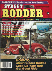 STREET RODDER 1985 MAY - TUNE CARB BY COLOR, H FORD MUSEUM, INTAKES FOR V8 FORD